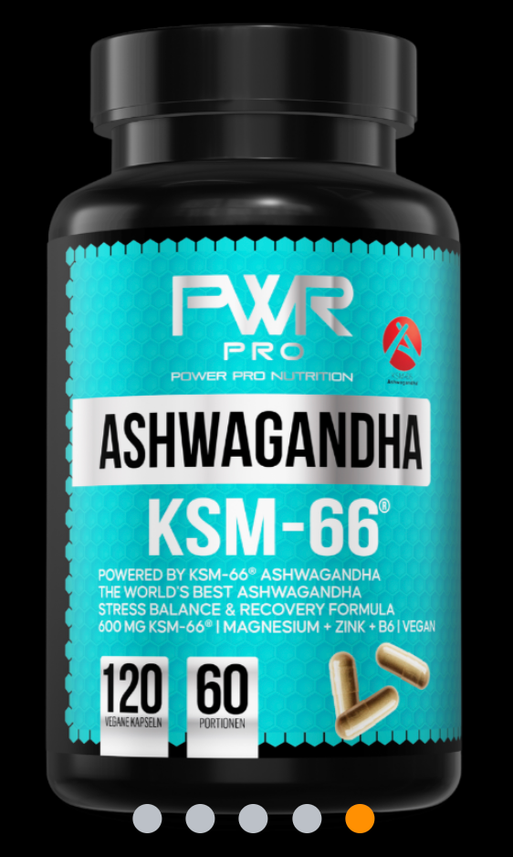 PWR PRO - ASHWAGANDHA KSM - 66 120 KAPSELN
